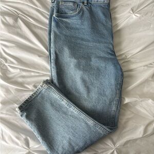 H&M Blue Mom Jeans Relaxed Fit